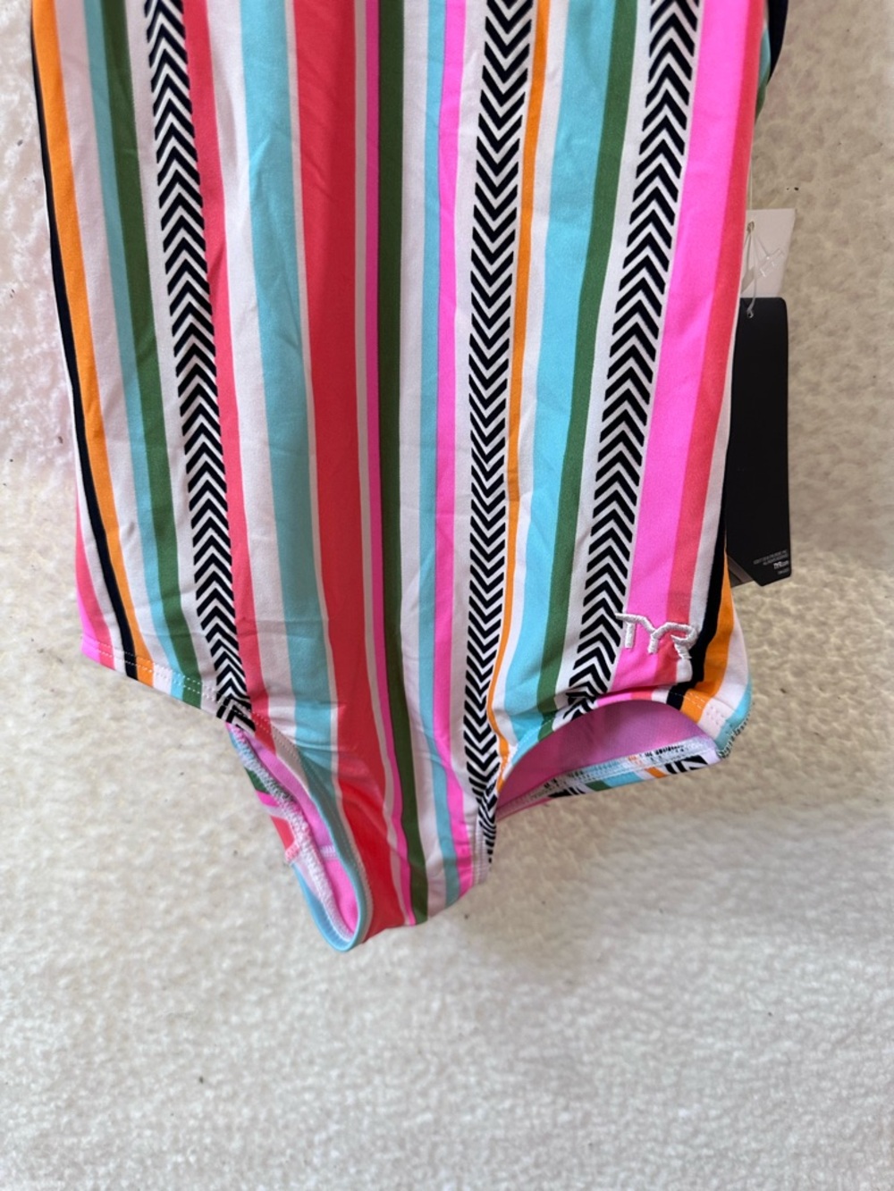 Girl’s Stripped TYR Swimsuit - Picture 4 of 8